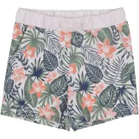 Name it Shorts - NmfPflora - Bright White - - 4 år (104) - Shorts