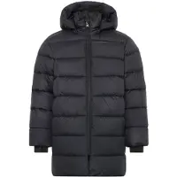 Didriksons Polstret Jakke - Scoria K Parka - Svart - - 130 - Dunjakke