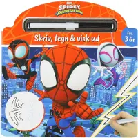 Alvilda Aktivitetsbok - Marvel Spidey - Skriv, Tegn og slett - - OneSize - Aktivitetsbok
