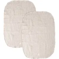 Sebra Stelleunderlag - 2-pack - Muslin - Birchbark Rose - - OneSize - Stelleunderlag