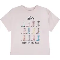Levi's T-skjorte - Crystal Rosa m. Trykk - - 8 år (128) - T-skjorte
