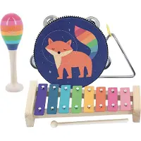 Vilac Musikksett - 4 instrumenter - Rainbow Av Andy Westface - - OneSize - Musikkinstrumenter
