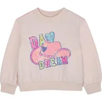 Billieblush Collegegenser - Rosa Mot m. Paljetter - - 5 år (110) - Collegegenser