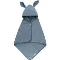 BIBS Håndkle med hette - 68x66 cm - kenguru - Petrol - - OneSize - Babyhåndkle