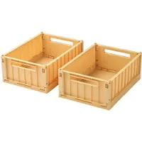 Liewood Sammenleggbare bokser - 25x18x9,5 cm - Small - 2-pack - - - OneSize - Sammenleggbar boks