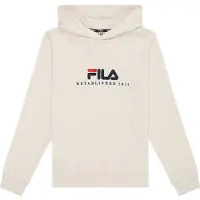 FILA Hettegenser - Carisio - Egret m. Logo - - 11-12 år (146-152) - Hettegenser