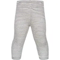 Engel Leggings - Ull/Silke - Natural/Navy Blue - - 86/92 - Leggings - Ull
