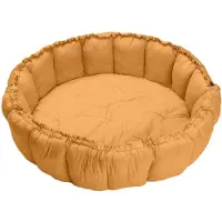 Play & Go Leketeppe - 3-I-1 - Ø130 cm - Mustard - - OneSize - Lekematte