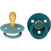 BIBS Colour Smokker - 2-pack - Str. 2 - Symmetrisk - Island Sea/ - - OneSize - Smokk