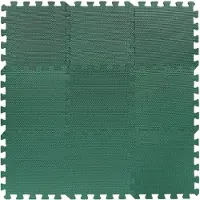 BabyDan Lekematte - 90x90 cm - Grønn - - OneSize - Lekematte