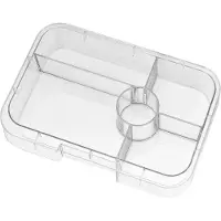 Yumbox Innsatsbrett m. 5 Rom - Tapas - Transparent - - OneSize - Matboks