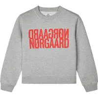 Mads nørgaard Collegegenser - Talinka - Grey Melange - - 8 år (128) - Collegegenser