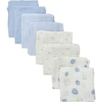 Pippi Stoffklutene - 8-pack - 65x65 cm - Celestial Blue - - OneSize - Gulpeklut