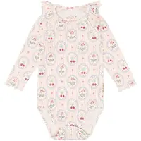 Hust & Claire Body I/e - Rib - Modal - HCBri - Ivory - - 2 år (92) - Langermet Body
