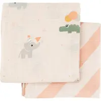 Done by Deer Stoffklutene - 2-pack - Celebration - Pulver - - OneSize - Gulpeklut