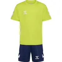 Hummel Treningssett - HmlLogo - Lime Punch/Marine - - 10 år (140) - Treningssett