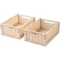 Liewood Sammenleggbare bokser - 36x25x13,5 - Medium+ - 2-pack - - - OneSize - Sammenleggbar boks