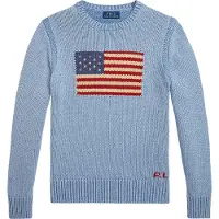 Ralph Lauren Genser - Strikk - Blue Heather - - 10-12 år (140-152) - Genser