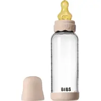 BIBS Böhmen Babyflaske - 240 ml - Glass/Naturgummi - Blush - - OneSize - Babyflaske