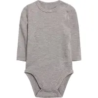 Hust and Claire Body I/e - Buller - Bambus - Grå Melert - - 50 - Langermet Body