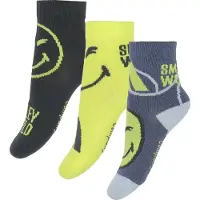 Adidas Sokker - Smiley - Karbon/Proloin/Byello - - 22/24 - Sokker