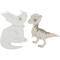That's Mine Knagger - Shane - 2-pack - 9x9 cm - Dino - - OneSize - Knagg