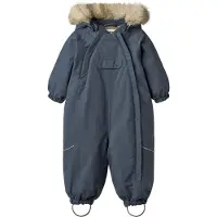 Wheat Vinterdress - Nickie - Greyblue - - 2 år (92) - Vinterdress
