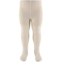 Wheat Strømpebukser - Ull - Karla - Offwhite m. Mønster - - 5-6 år (110-116) - Strømpebukser