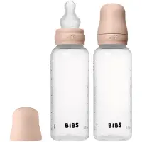 BIBS Babyflasker - 2-pack - 270 ml - PP/Silikon - Blush - - OneSize - Babyflaske