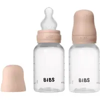 BIBS Babyflasker - 2-pack - 150 ml - PP/Silikon - Blush - - OneSize - Babyflaske