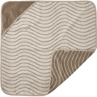 Leander Babyhåndkle - Hoodie - 80x80 cm - Cappuccino - - OneSize - Babyhåndkle