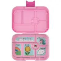 Yumbox Matboks m. 6 rom - Bento Original - 662 ml - Power Rosa - - OneSize - Matboks