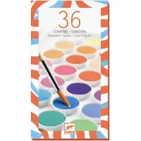 Djeco Vannfarger - 36 Farger - - OneSize - Fargesett