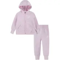 Nike Joggedress - Cardigan/Joggebukser - Rosa Skum - - 18 md - Joggedress