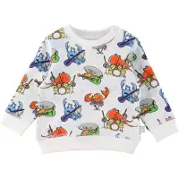 Stella McCartney Kids Collegegenser - Hvit m. Sjøtrykk - - 12 md - Collegegenser