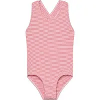 Color Kids Badedrakt - Rosa Limonade m. Striper - - 2 år (92) - Badetøy