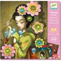 Djeco Kreativt leker - Bilder I 3D - Rock'n Roses - - OneSize - Kreativt leker