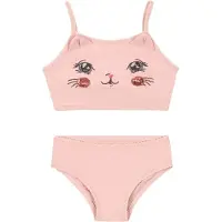 Konges Sløjd Kitty Bikini Powder Pink (5-6 år)