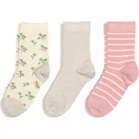 MP Sokker - 3-pack - Thora - Sølv Rosa - - 29/32 - Sokker