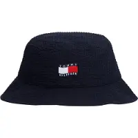 Tommy Hilfiger Bøttehatt - Bølgete flagg - Space BlåBlå - - S/M - Bøttehatt