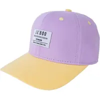 Lil' Boo Copenhagen Caps - Organic Block Snapback - Lilla/Gul - - 52-55 cm - Caps