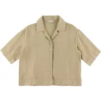 Gant Skjorte - Lin - Boxy - Dry Sand - - 9-10 år (134-140) - Skjorte K/E