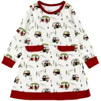 Katvig Kjole - Off White - - 1 år (80) - Kjole