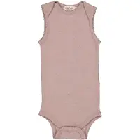 MarMar Body u/e - Ull - Pointelle - Bini - Brent Rose - - 62 - Body uten ermer
