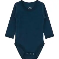 Hust and Claire Body I/e - Bo - Ull - Navy - - 2 år (92) - Langermet Body