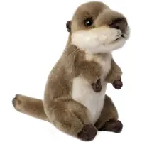 Living Nature Kosedyr - 17x9 cm - Otter Young - Brun/Beige - - OneSize - Kosedyr