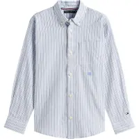Tommy Hilfiger Skjorte - Multi Stripe - Luftig Blue - - 74 - Skjorte