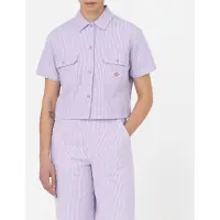 Dickies Skjorte - Hickory per Hickory - Lilla/Hvit Stripete - - XXS - Xtra Xtra Small - Skjorte K/E