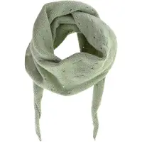 By Stær Skjerf - Strikk - Marina - 110x32 cm - Støvet Grønn - - OneSize - Skjerf
