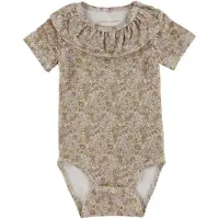 Sofie Schnoor Body k/e - Rose V. Yellow - - 2 år (92) - Kortermet body